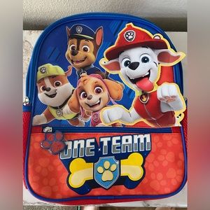 NWT kids’ Paw Patrol backpack.